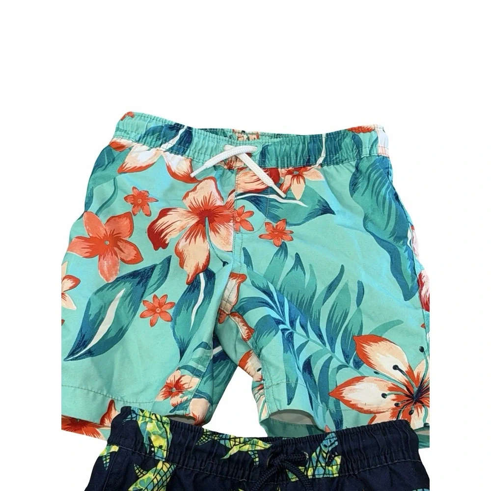 Hanna Andersson  Lands' End Boys 4-5 XS-S Swim Shorts Trunks  6 Piece Bundle Lot